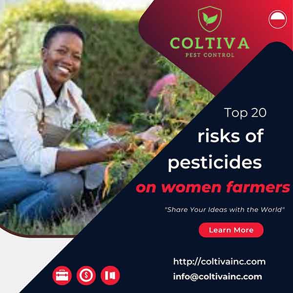 Top 20 risks of pesticides on women farmers